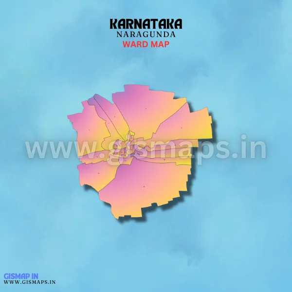 Naragunda Ward Map (Karnataka)